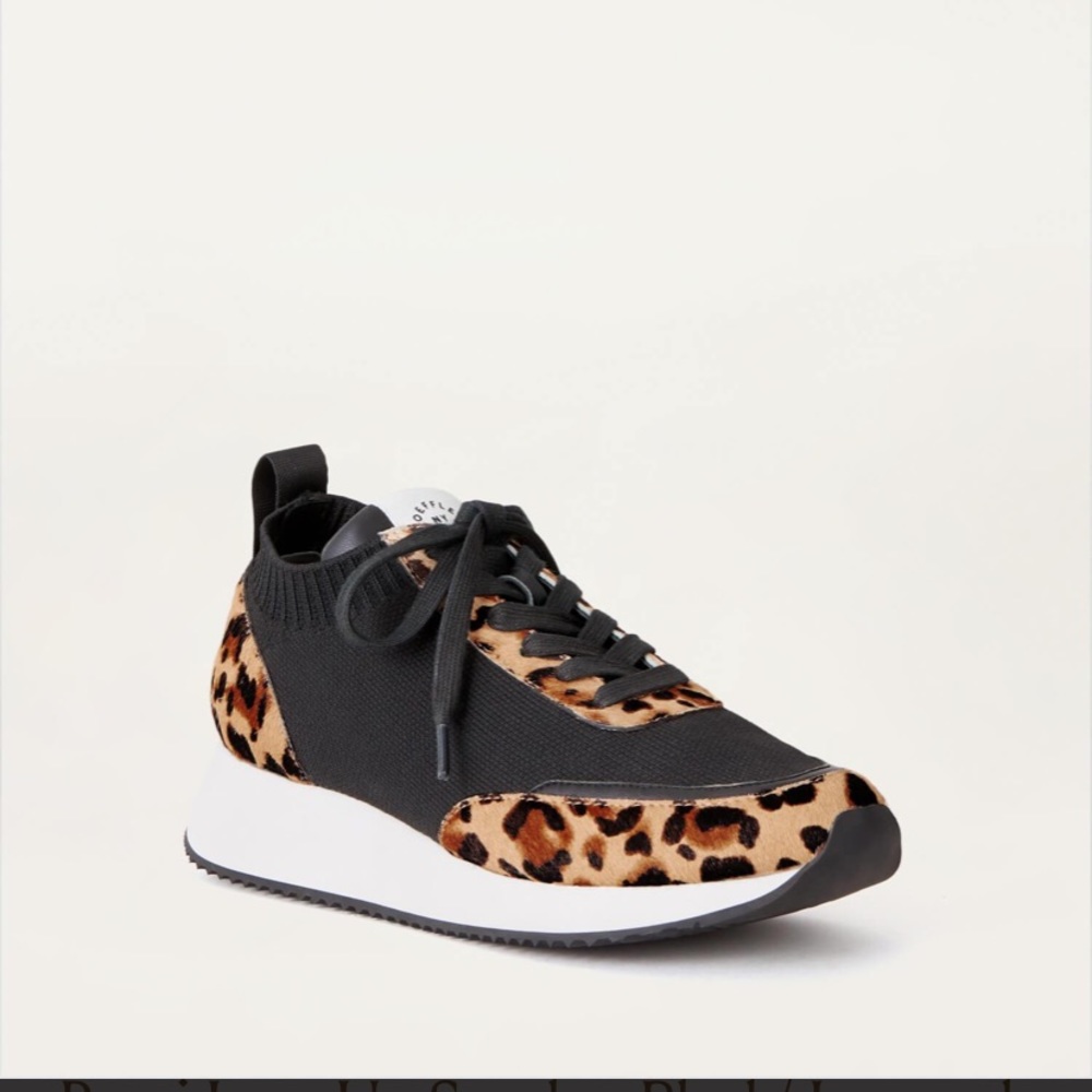 Loeffler Randall Remi Black Lace Up Sneaker